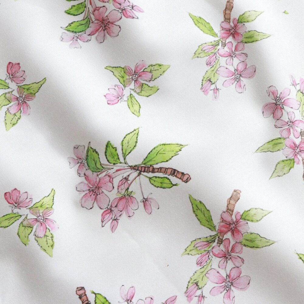 Crab Apple Blossom Fabric