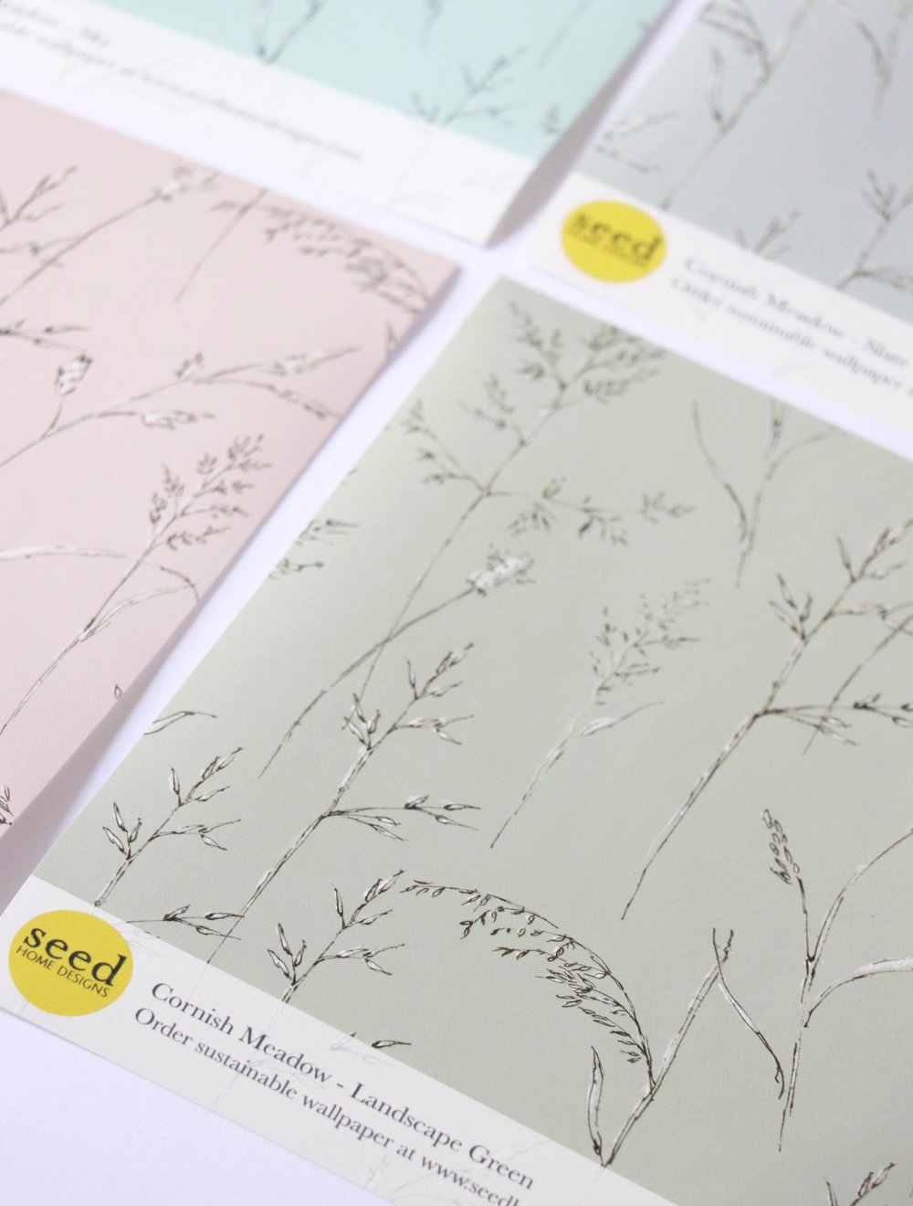 Cornish Meadow Sustainable Wallpaper