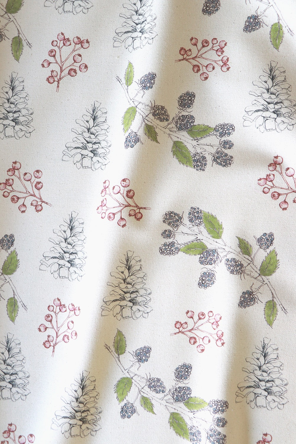 Natural Organic Turn of the Seasons Fabric